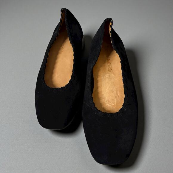 L'Amour Des Pieds Tiffanie Flat Slip On Wedge Black 39 - Picture 1 of 4